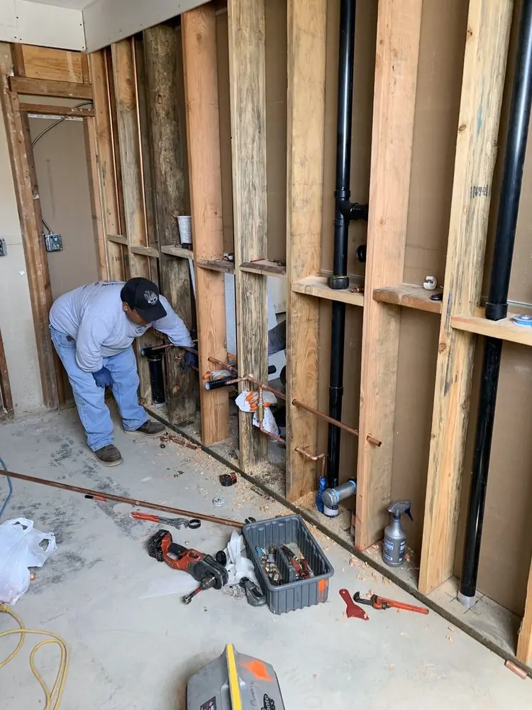 Commercial rough-in plumbing for Gas Line Repair in Castle Oaks